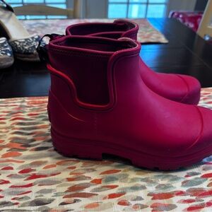 UGG Red Ankle Boots